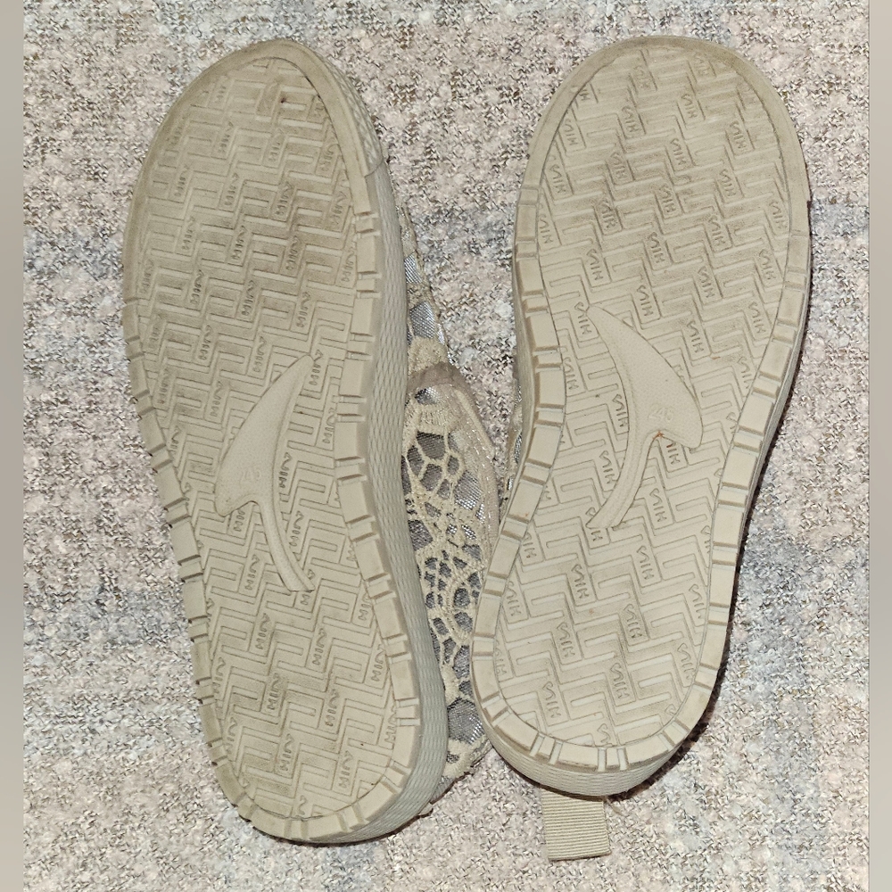 💵3/$20 Bundle 3 Specially MarkPretty Lace Apricot Slip on  Flat Sneaker SZ 7.5 - Picture 4 of 10